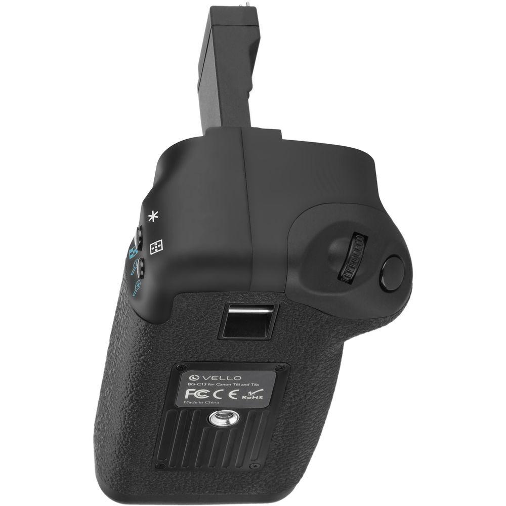 Vello BG-C13 Battery Grip for Canon T6i and T6s DSLR Cameras