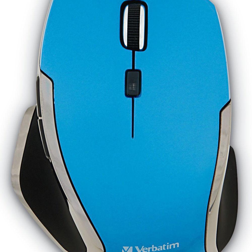 Verbatim Wireless Notebook 6-Button Deluxe Blue LED Mouse