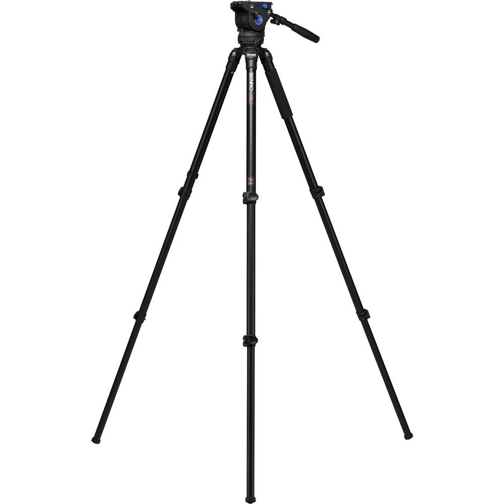 Benro A373F Series 3 Aluminum Video Tripod and BV6 Head
