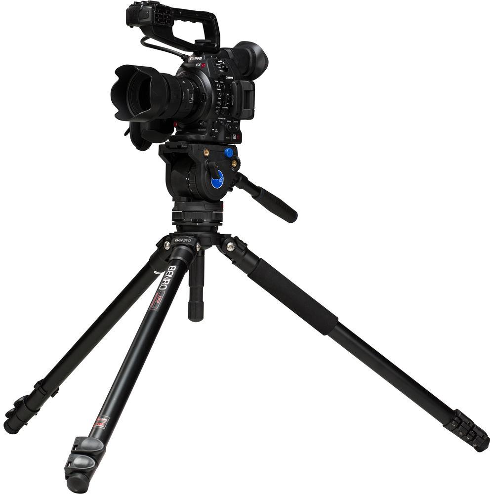 Benro A373F Series 3 Aluminum Video Tripod and BV6 Head