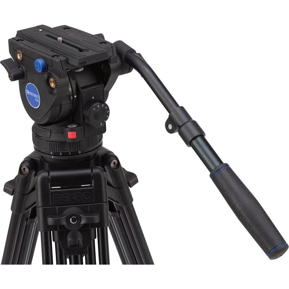 Benro A373F Series 3 Aluminum Video Tripod and BV6 Head