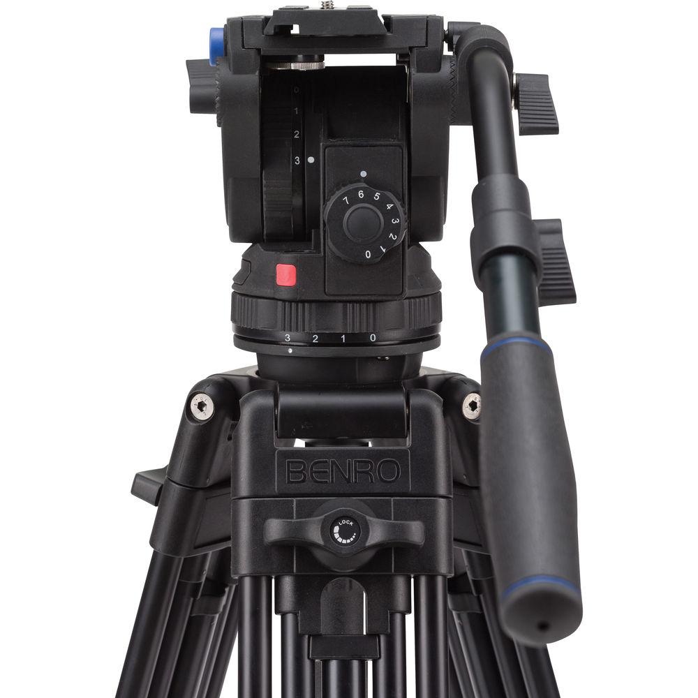 Benro A373F Series 3 Aluminum Video Tripod and BV6 Head
