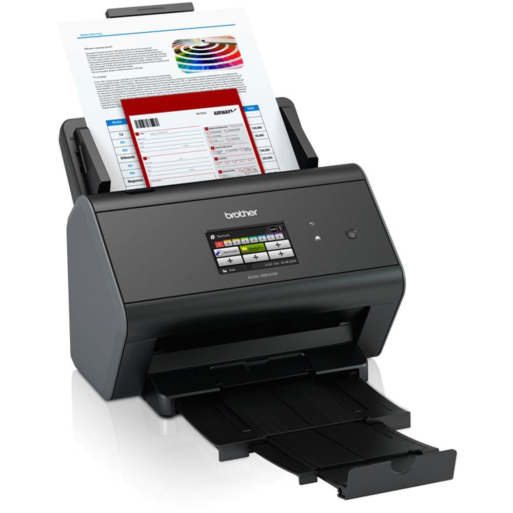 Brother ImageCenter ADS-2800W Wireless Desktop Scanner