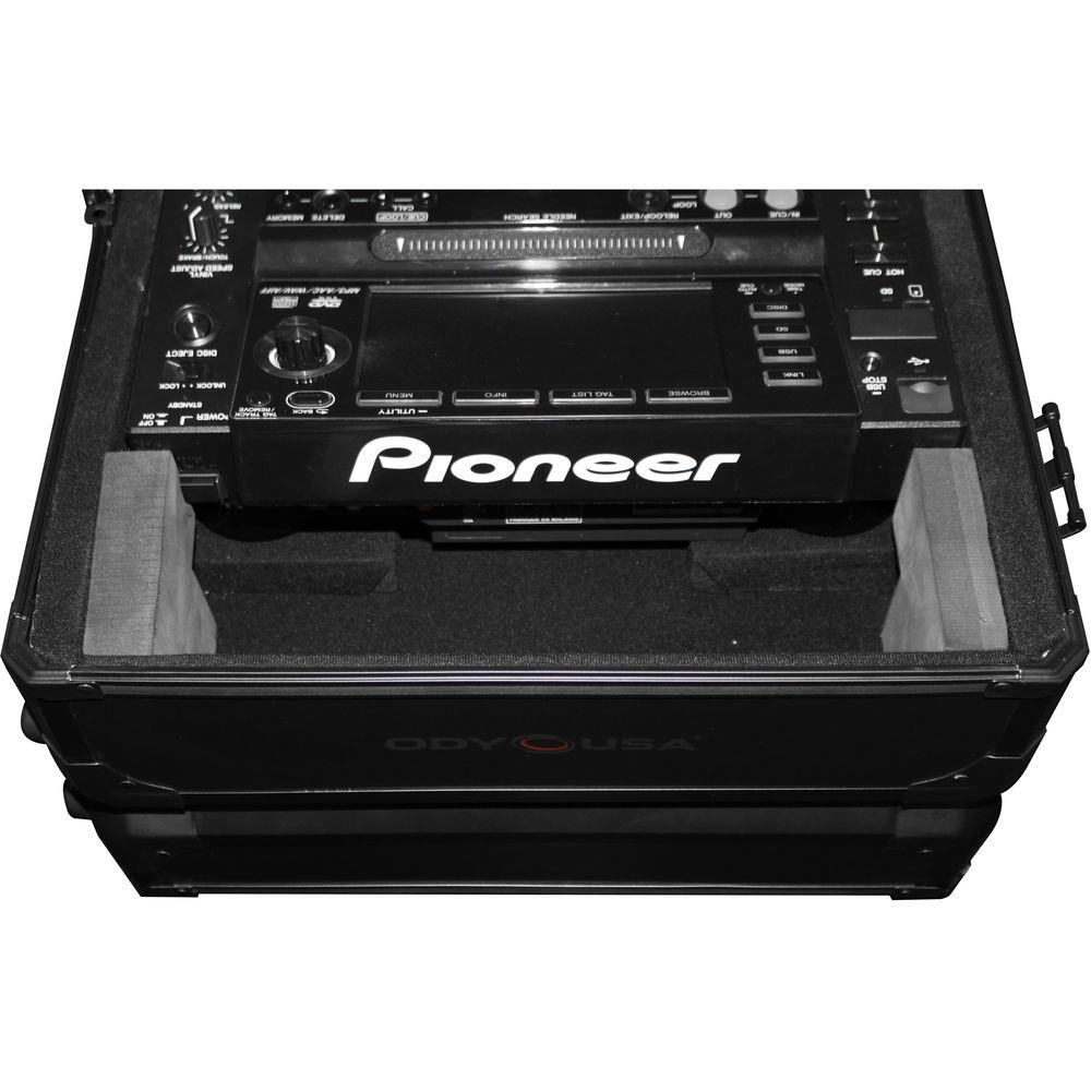Odyssey Innovative Designs Black Krom Carrying Case for 12" DJ Mixer Large-Format CD Media Player