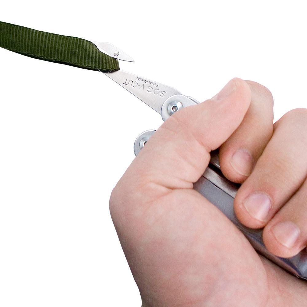 SOG PowerLock Multi-Tool with V-Cutter and Nylon Sheath