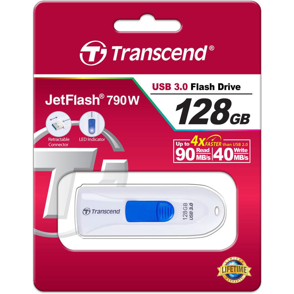 Transcend 128GB JetFlash 790 USB 3.0 Flash Drive