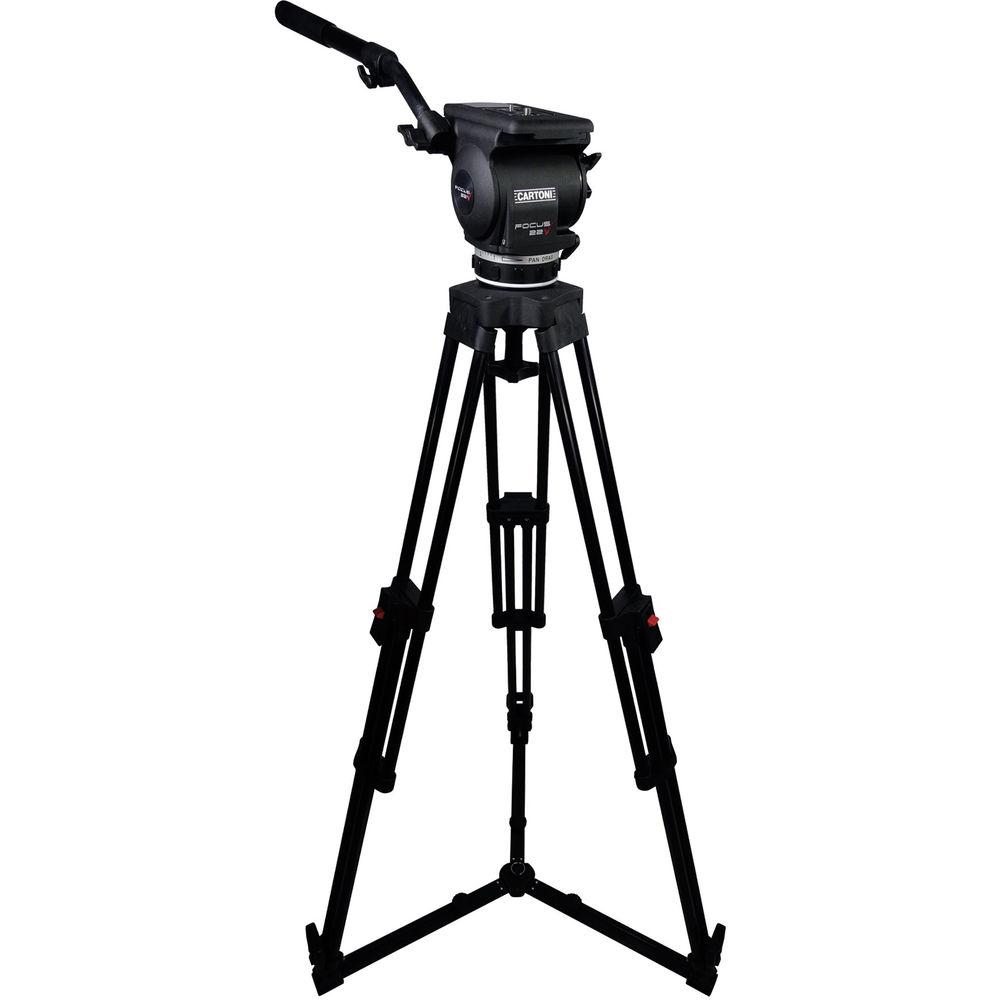 Cartoni Focus 22 Fluid Head with H601 Tripod Legs & Ground Spreader