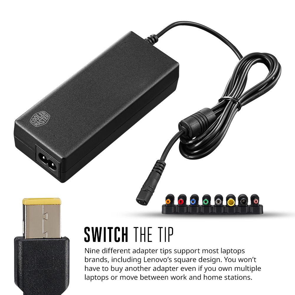 Cooler Master MasterWatt 90 Laptop Power Adapter