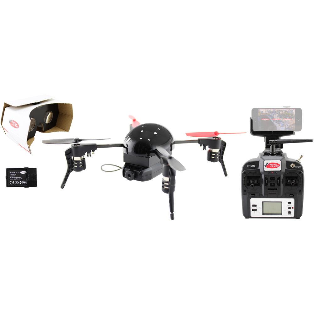Extreme Fliers Micro Drone 3.0 Standard Camera FPV Bundle