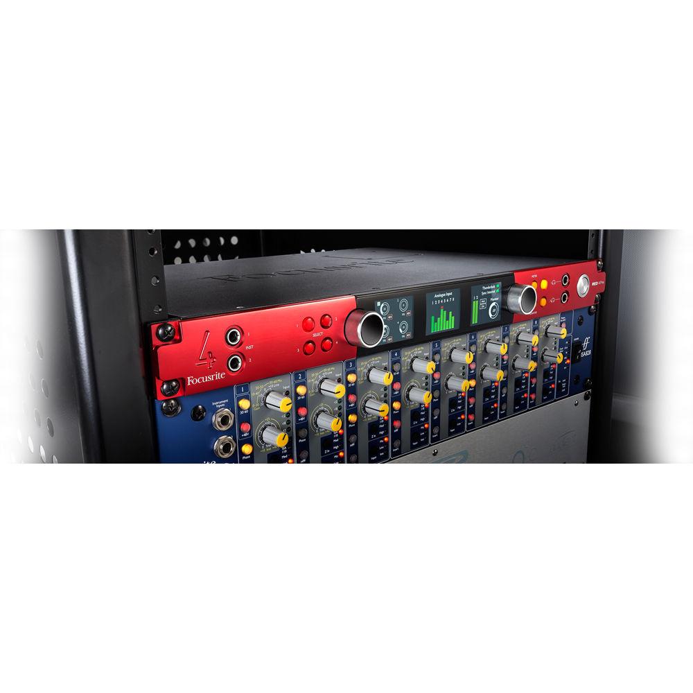 Focusrite RED 4Pre - Audio Interface with Thunderbolt 2, Pro Tools, Dante Connections