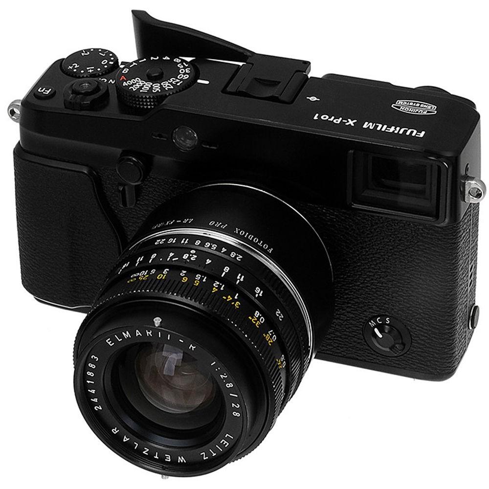 FotodioX Pro Lens Mount Adapter for Leica R-Mount Lens to Fujifilm X-Mount Camera