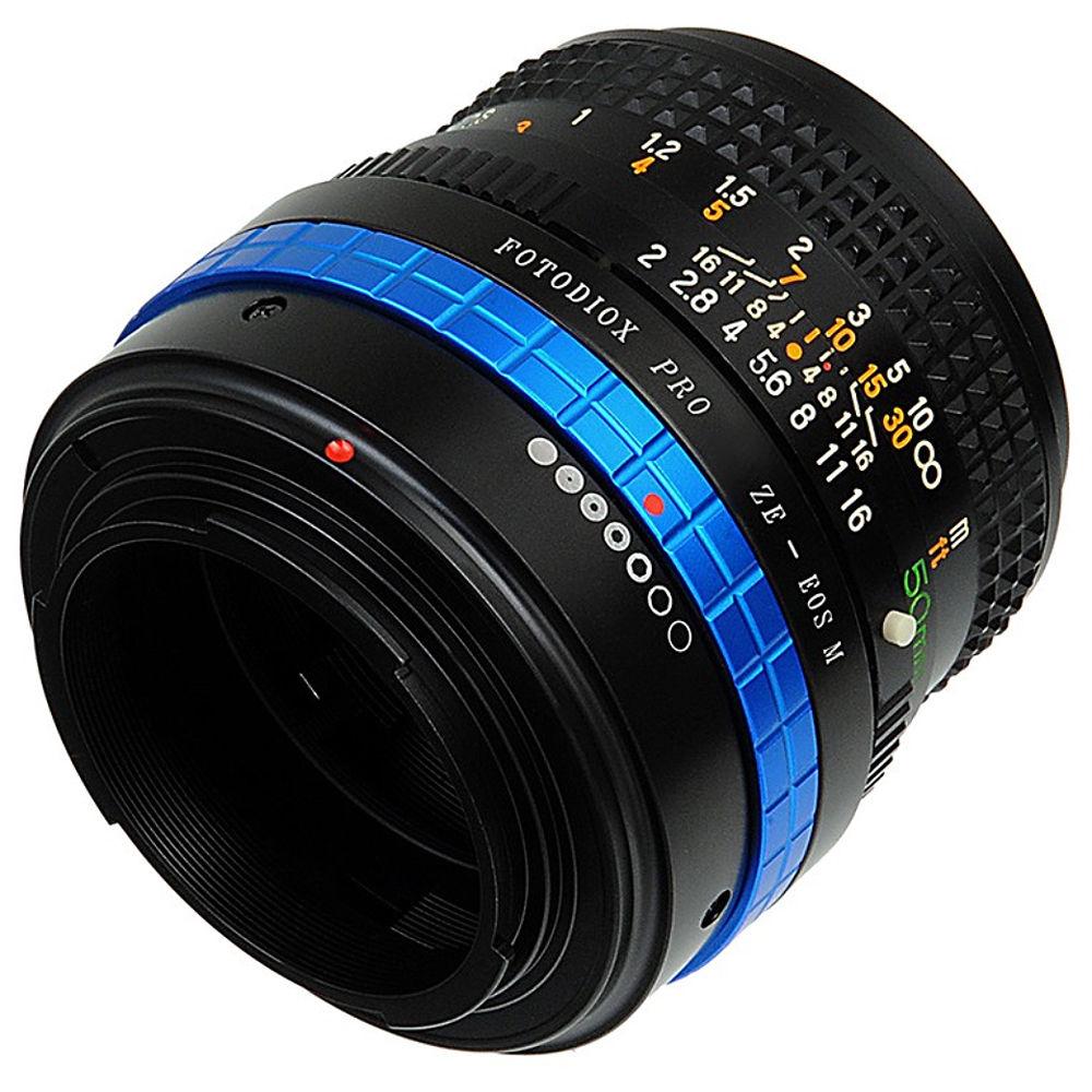 FotodioX Pro Lens Mount Adapter for Mamiya E-Mount Lens to Canon EF-M Mount Camera