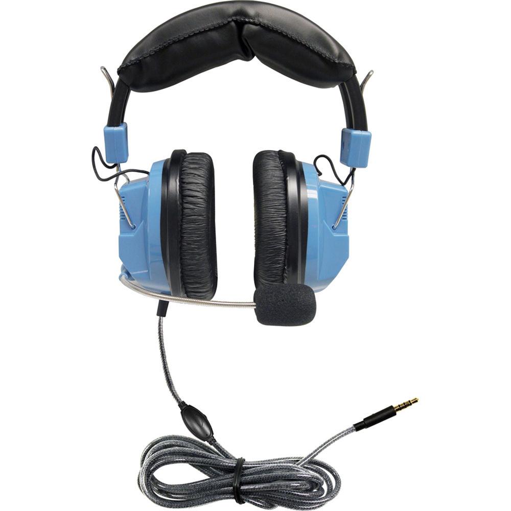 HamiltonBuhl SCG-AMV Deluxe Headset with Goose Neck Microphone and TRRS Plug