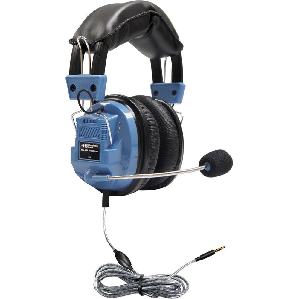 HamiltonBuhl SCG-AMV Deluxe Headset with Goose Neck Microphone and TRRS Plug