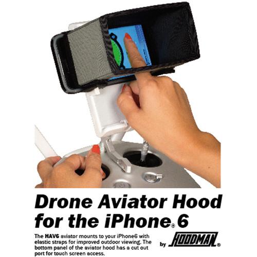 Hoodman HAV6 Drone Aviator Hood for iPhone 5 6 7 8