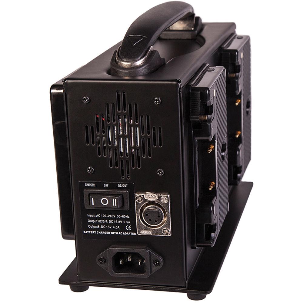 ikan Quad Pro Battery Charger for Anton Bauer Type Batteries