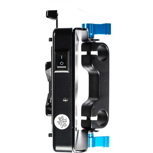 IndiPRO Tools 15mm Rod Mount Universal V-Mount Battery Plate Kit