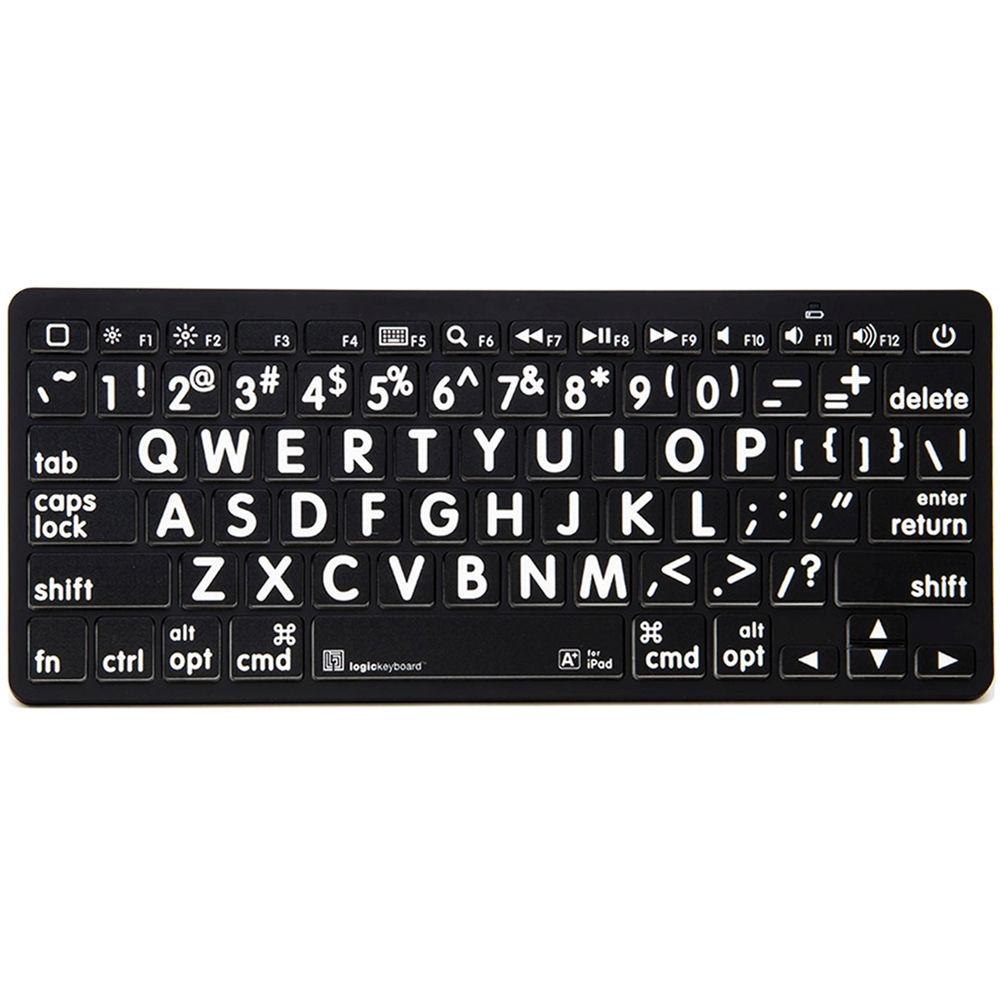 LogicKeyboard XL Print American English Bluetooth 3.0 Mini Keyboard