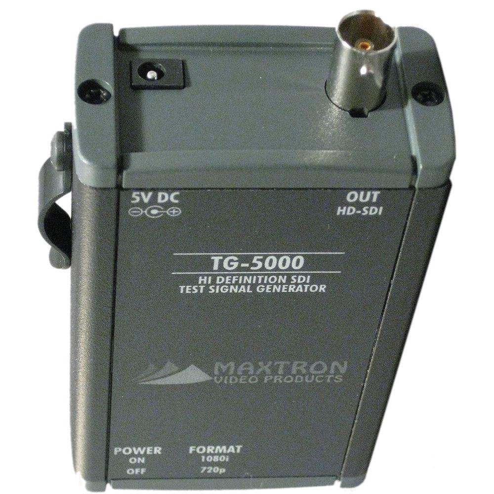 Maxtron TG-5000AB Dual-Format HD-SDI Pattern Generator with Internal Lithium-Ion Battery, Maxtron, TG-5000AB, Dual-Format, HD-SDI, Pattern, Generator, with, Internal, Lithium-Ion, Battery