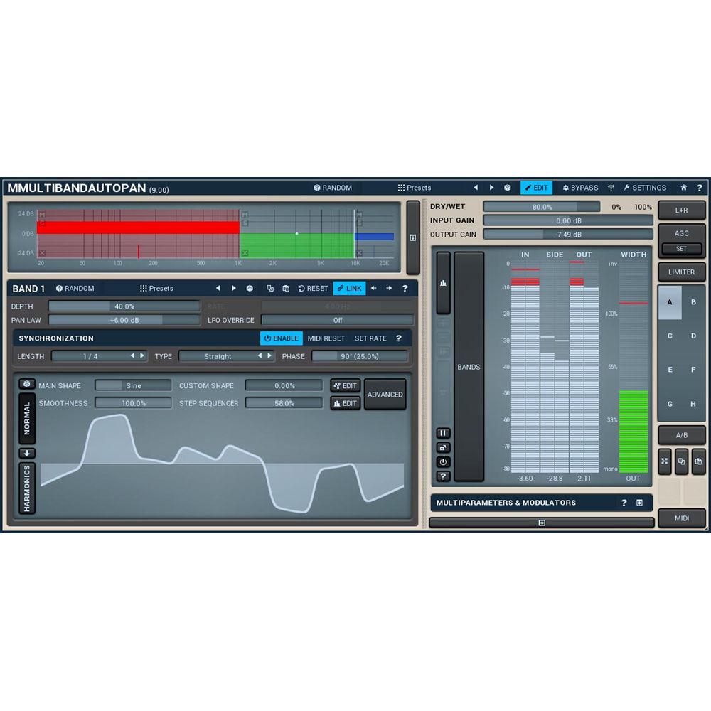 MeldaProduction MMultiBandAutopan - Autopanner Plug-In