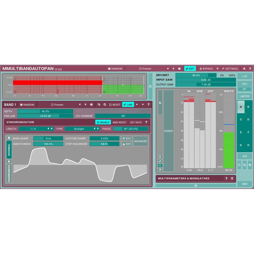 MeldaProduction MMultiBandAutopan - Autopanner Plug-In