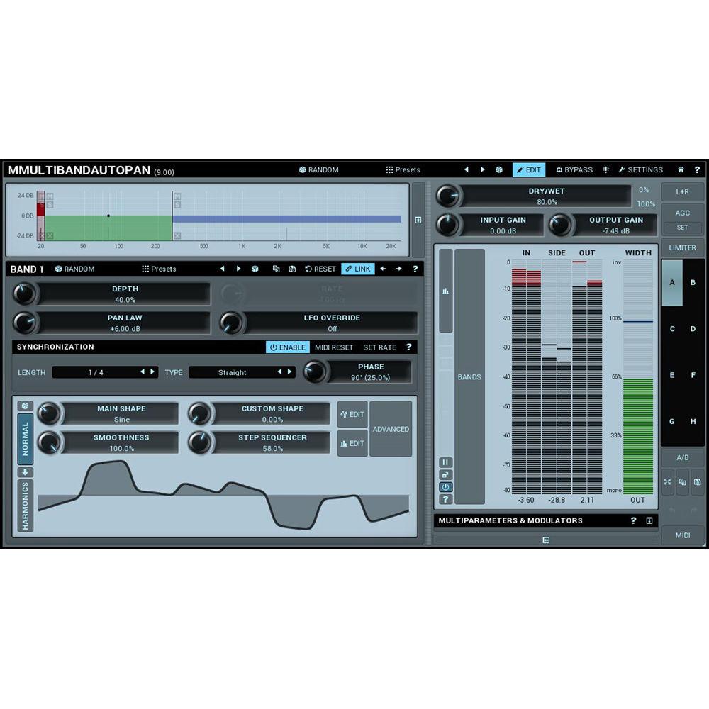 MeldaProduction MMultiBandAutopan - Autopanner Plug-In