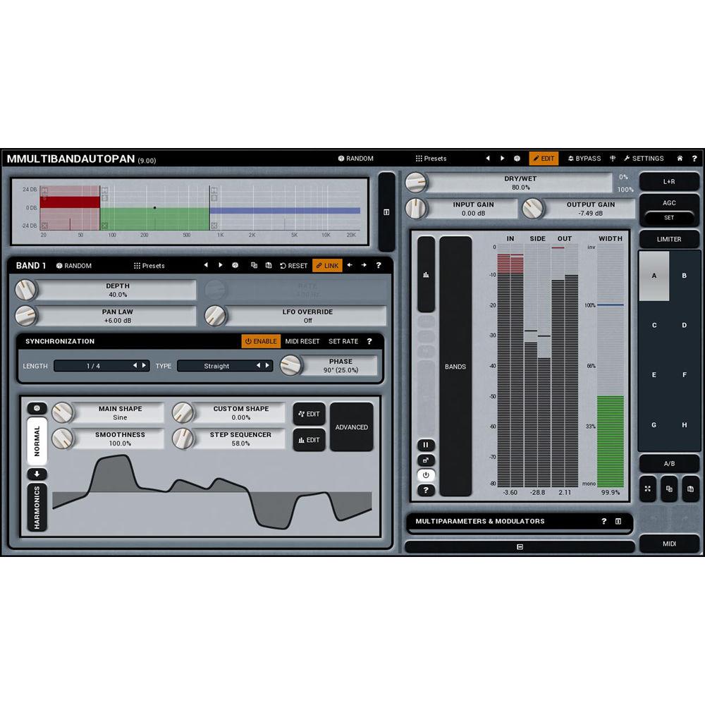 MeldaProduction MMultiBandAutopan - Autopanner Plug-In