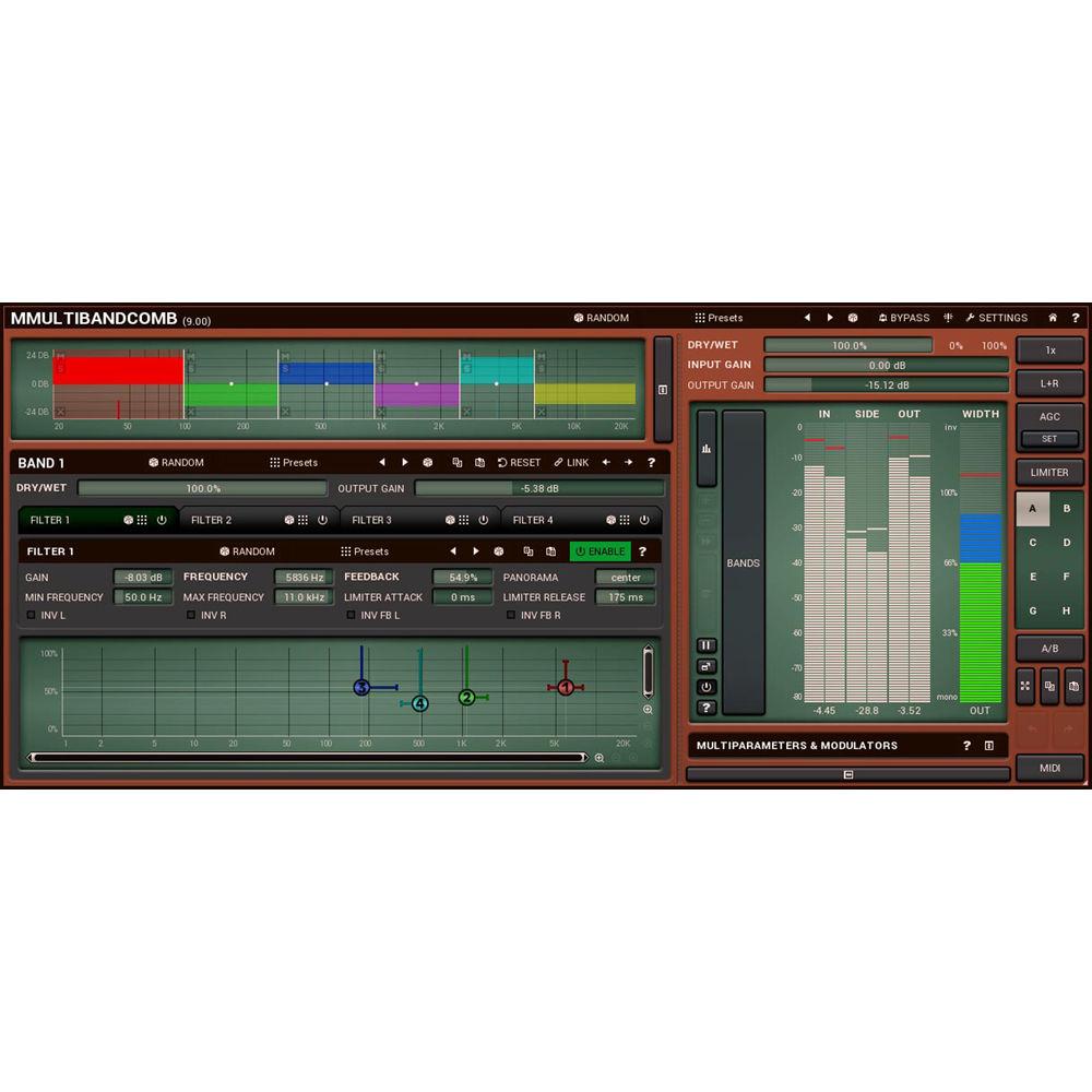 MeldaProduction MMultiBandComb - Multi-Comb Filter Plug-In
