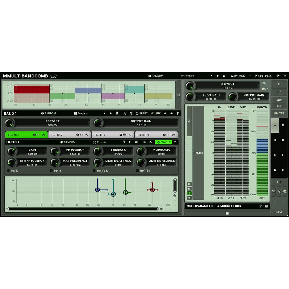 MeldaProduction MMultiBandComb - Multi-Comb Filter Plug-In