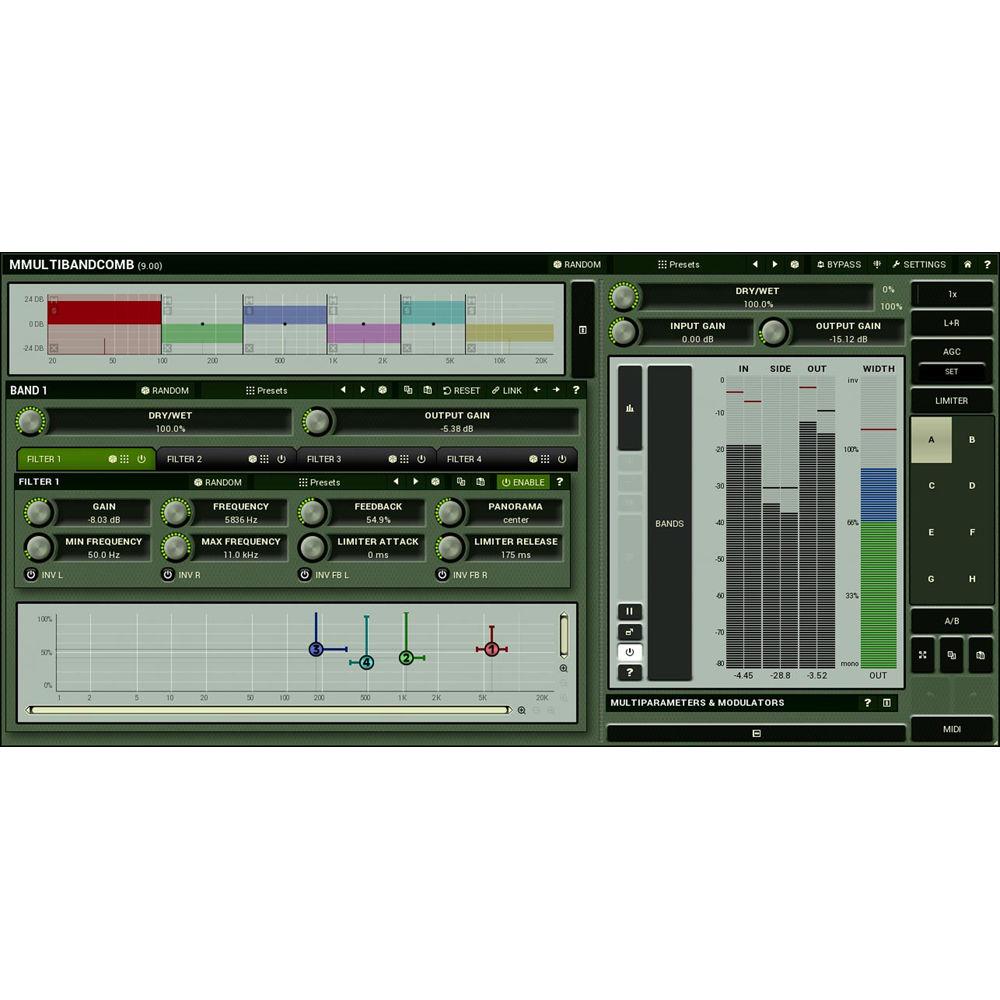 MeldaProduction MMultiBandComb - Multi-Comb Filter Plug-In
