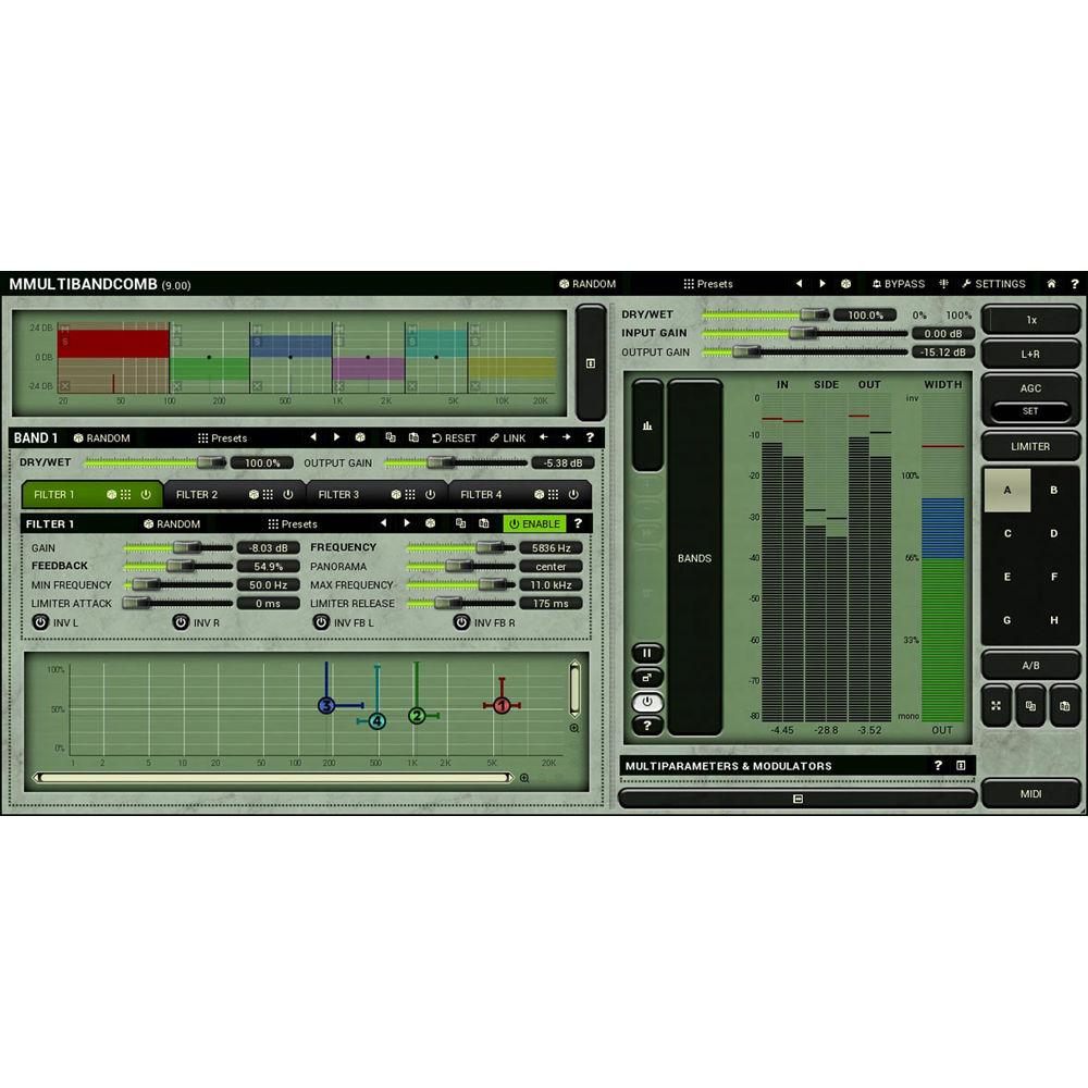 MeldaProduction MMultiBandComb - Multi-Comb Filter Plug-In
