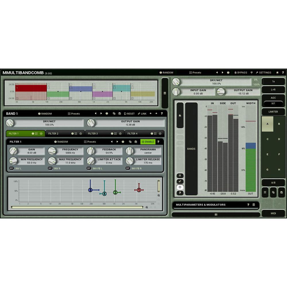 MeldaProduction MMultiBandComb - Multi-Comb Filter Plug-In