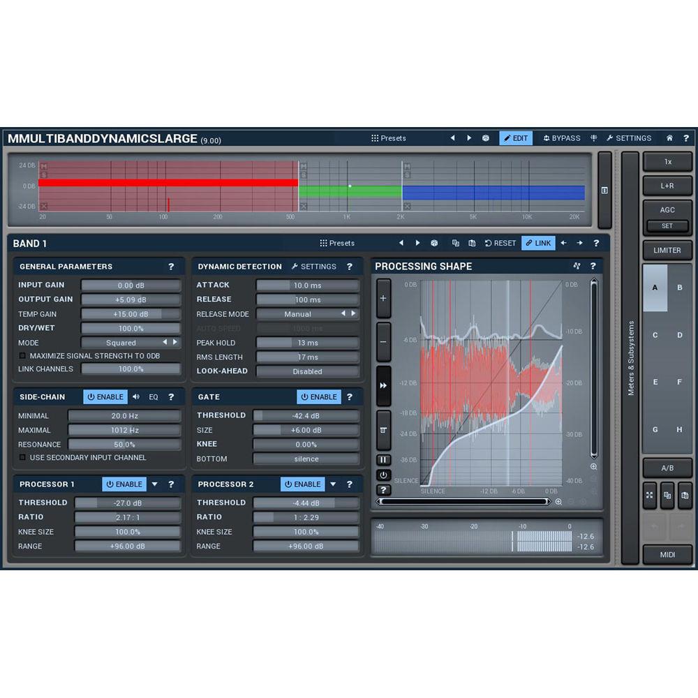 MeldaProduction MMultiBandDynamics - Multiband Dynamics Plug-In