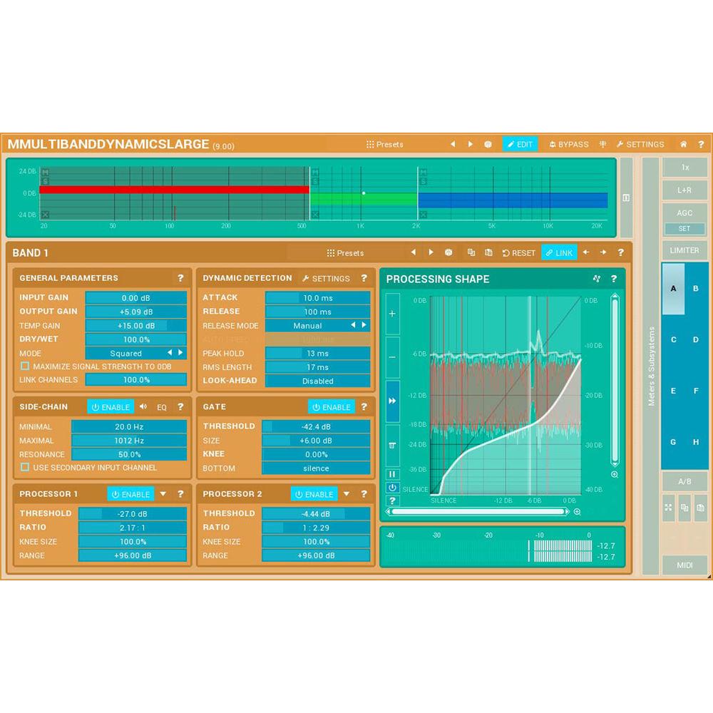 MeldaProduction MMultiBandDynamics - Multiband Dynamics Plug-In