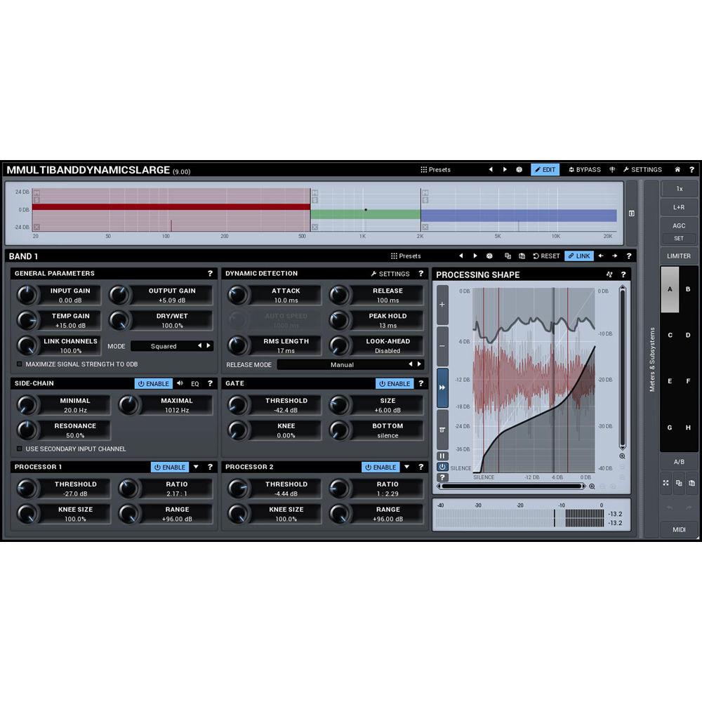 MeldaProduction MMultiBandDynamics - Multiband Dynamics Plug-In