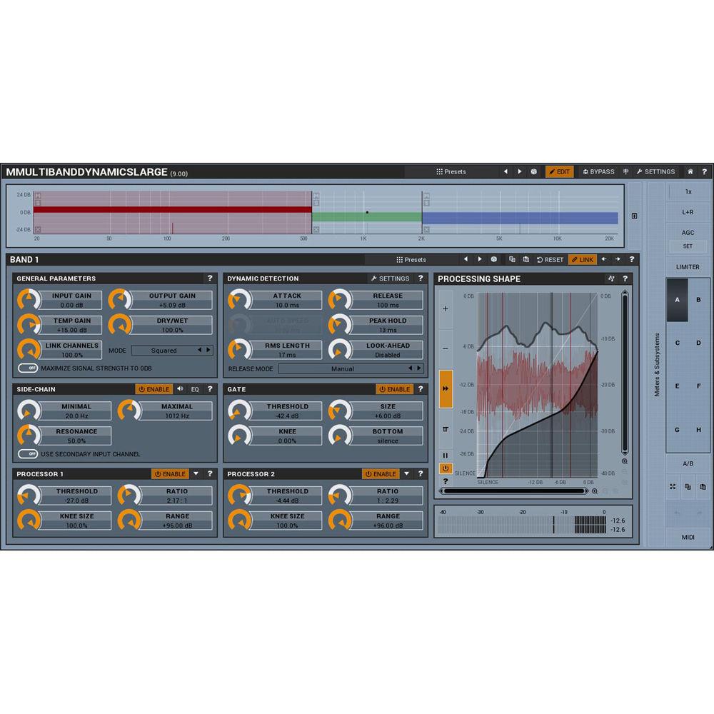 MeldaProduction MMultiBandDynamics - Multiband Dynamics Plug-In