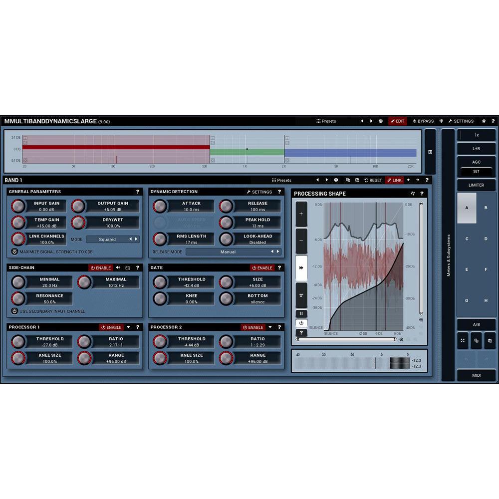 MeldaProduction MMultiBandDynamics - Multiband Dynamics Plug-In