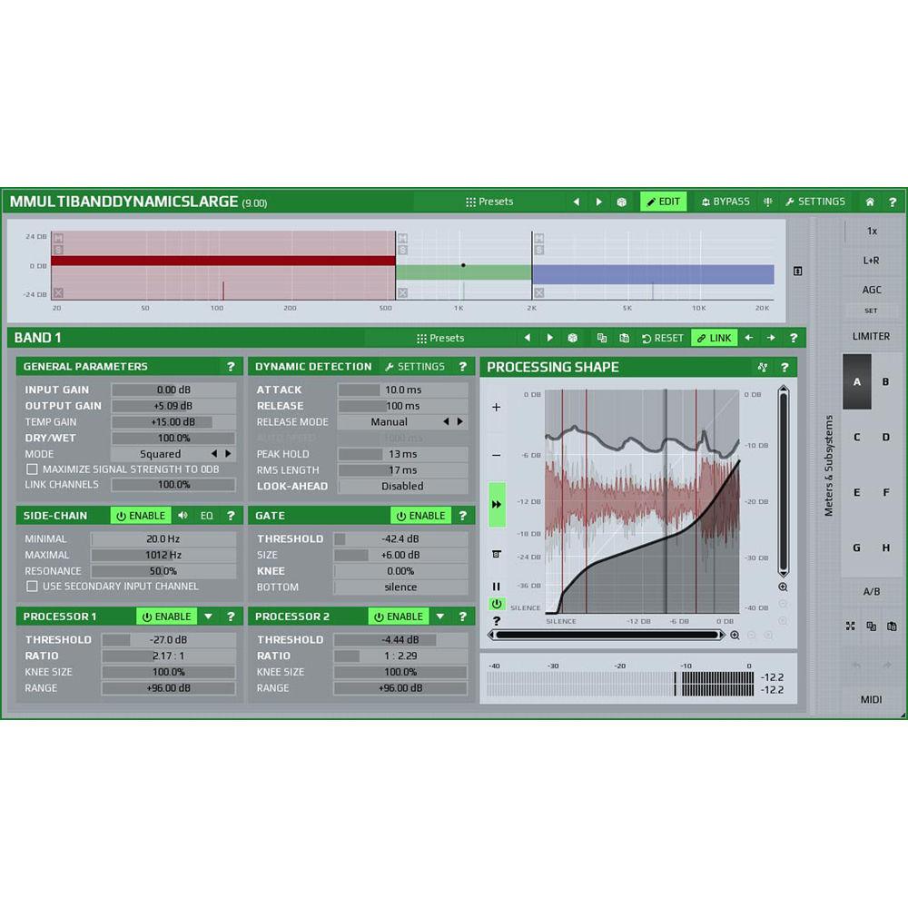 MeldaProduction MMultiBandDynamics - Multiband Dynamics Plug-In