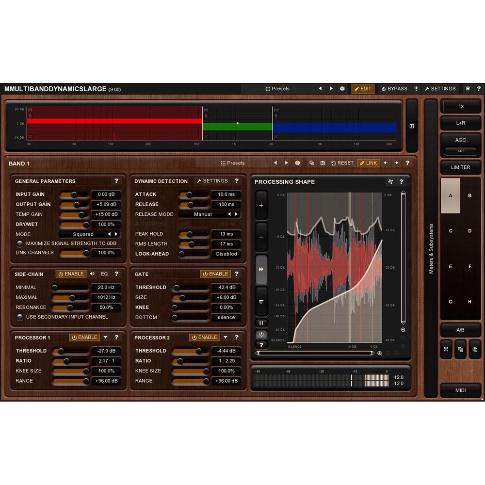 MeldaProduction MMultiBandDynamics - Multiband Dynamics Plug-In