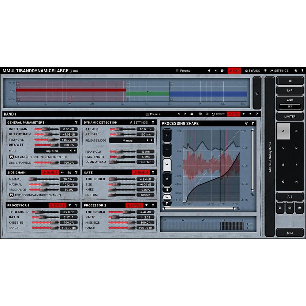 MeldaProduction MMultiBandDynamics - Multiband Dynamics Plug-In