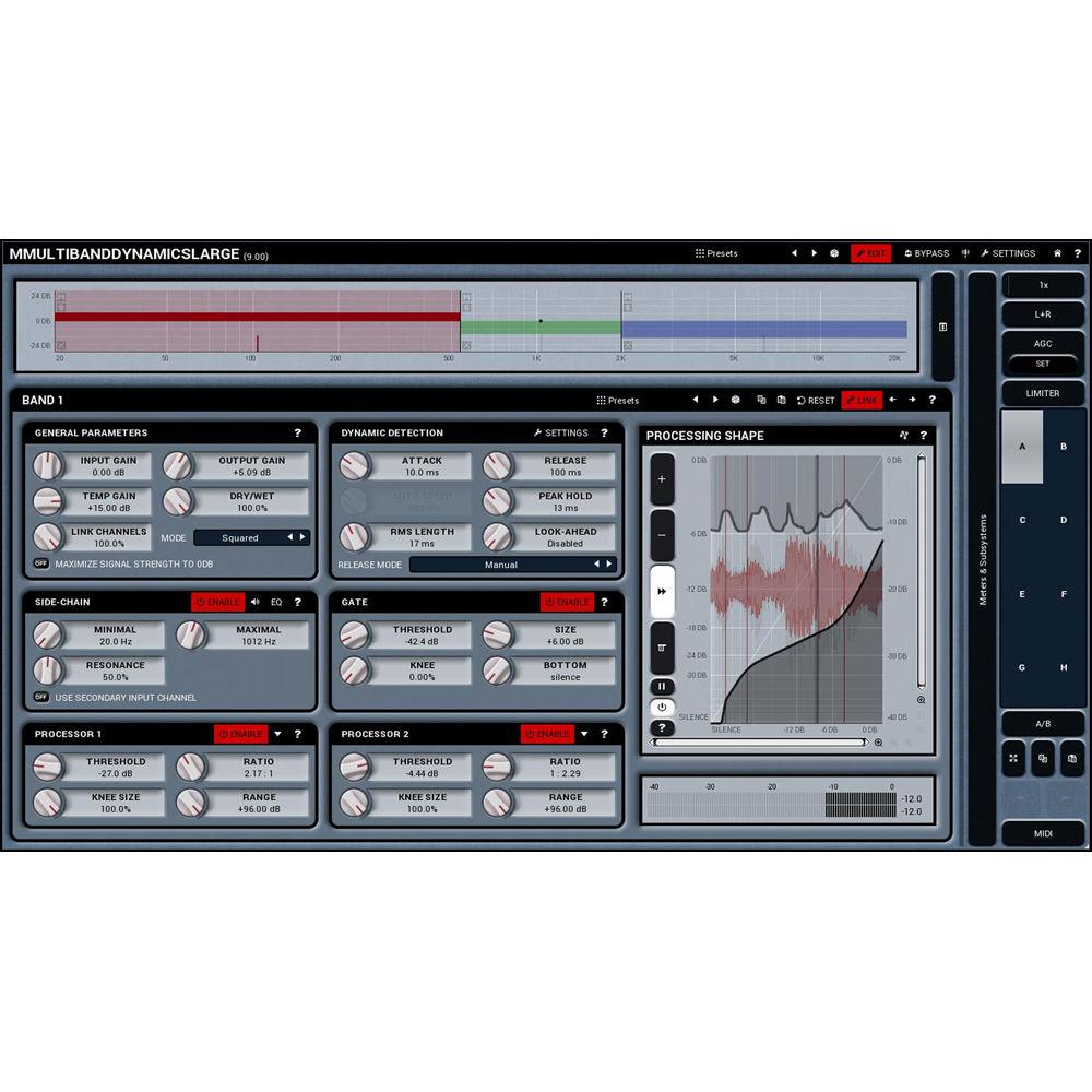 MeldaProduction MMultiBandDynamics - Multiband Dynamics Plug-In