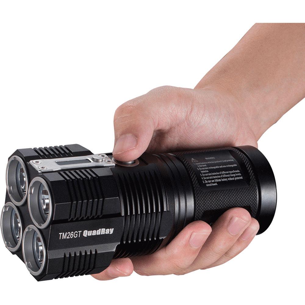 Nitecore TM26GT Quadray Rechargeable LED Flashlight