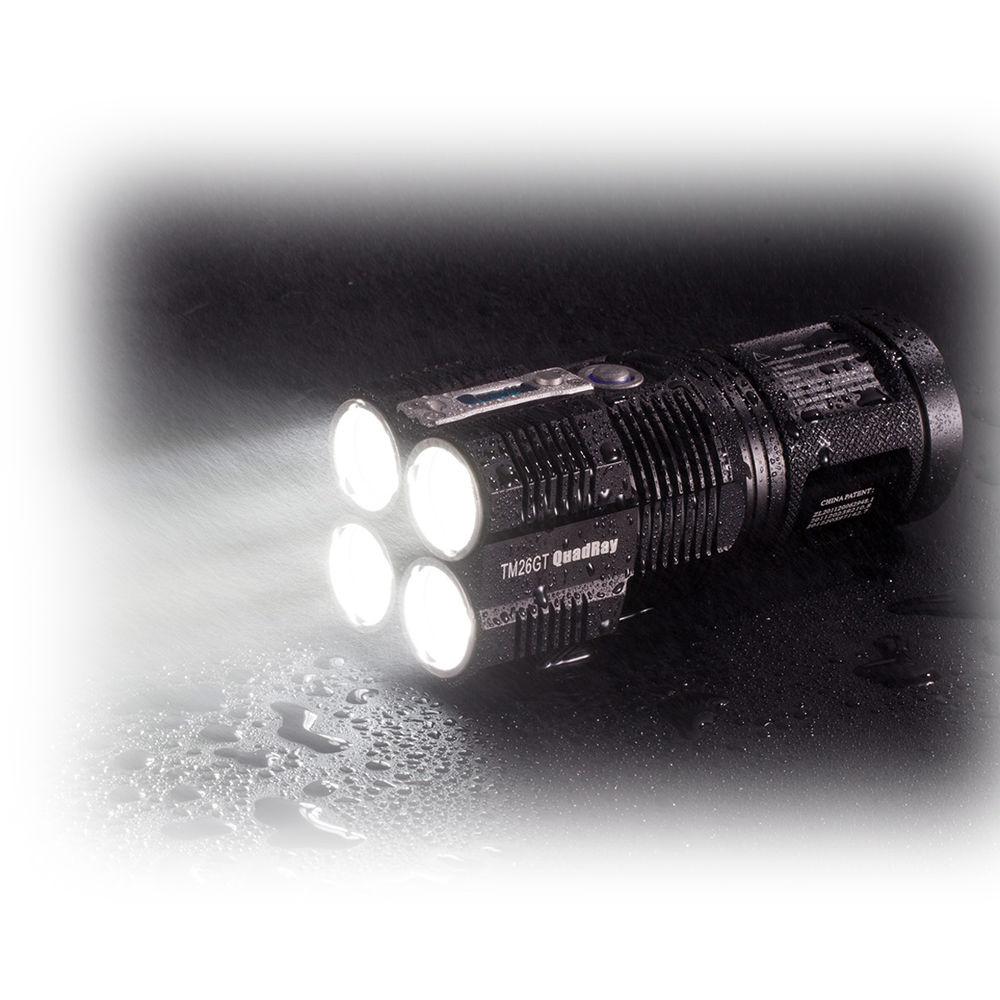Nitecore TM26GT Quadray Rechargeable LED Flashlight