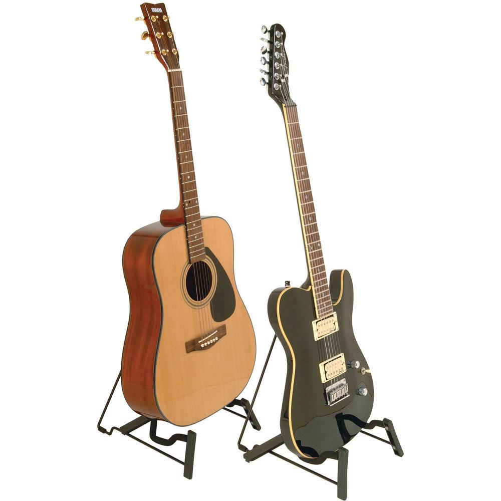 On-Stage GS7655 Fold-Flat A-Frame Guitar Stand for Electric Acoustic Guitar