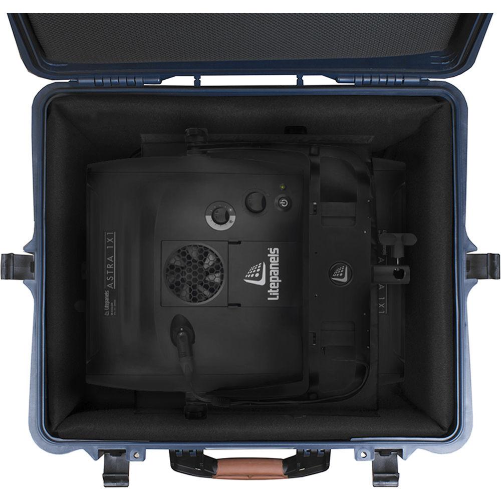 Porta Brace Wheeled Watertight Case with Divider for Two Litepanels Astra 1x1