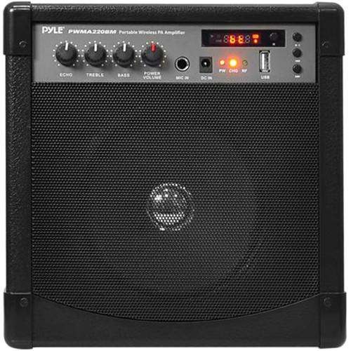 Pyle Pro 60W Portable Bluetooth Karaoke PA Speaker Amplifier, & Microphone System