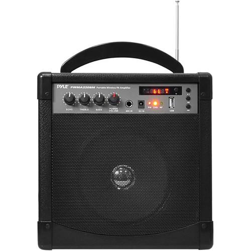 Pyle Pro 60W Portable Bluetooth Karaoke PA Speaker Amplifier, & Microphone System