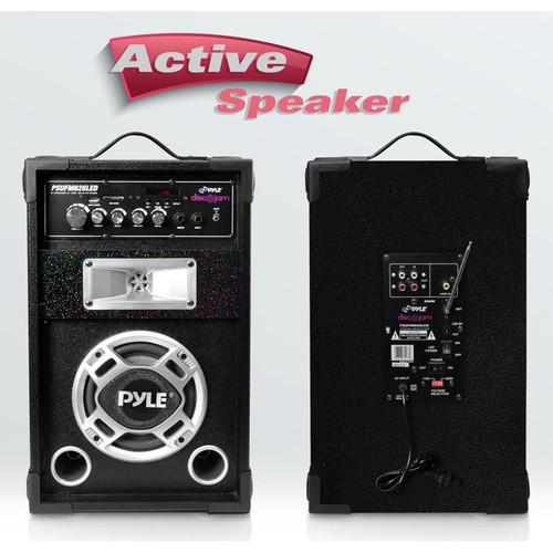 Pyle Pro Disco Jam Dual 6.5" Bookshelf Tower Stereo Speaker System