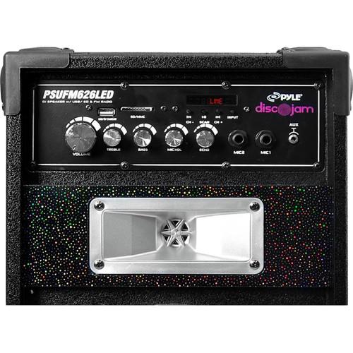 Pyle Pro Disco Jam Dual 6.5" Bookshelf Tower Stereo Speaker System