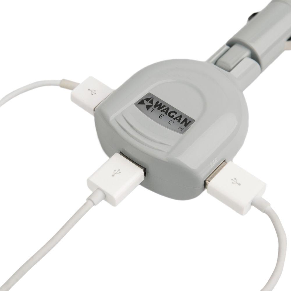 WAGAN TravelCharge Companion GO-3 USB 3-Port Car Adapter